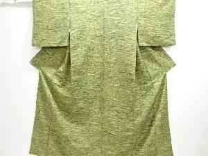 樹木模様上代紬着物